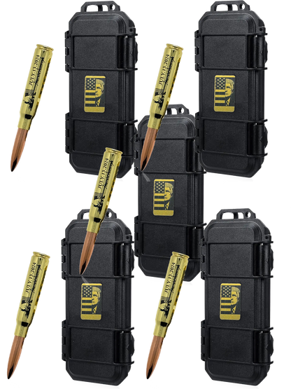 5x Donald Trump Pen - Brass Bullet Shaped Ballpoint Pen